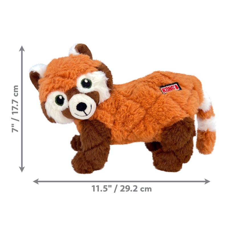KONG Scampers Red Panda Medium Dog Toy