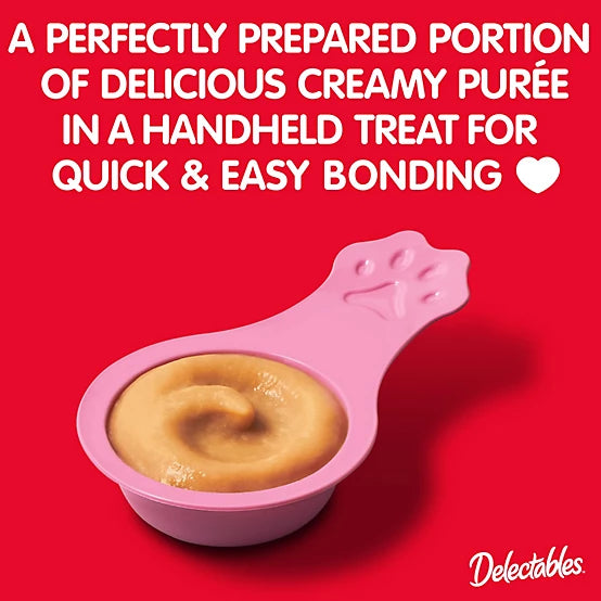 Delectables Lickable Spoon Variety Pack Handheld Creamy Cat Treat, 20 ct.