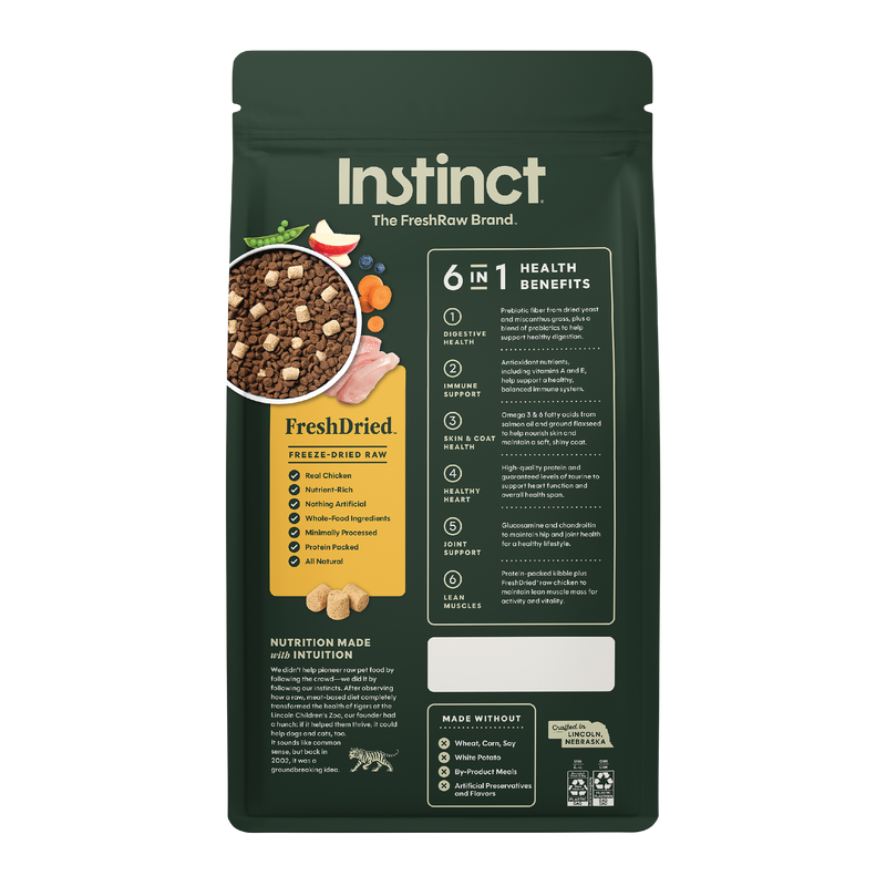Instinct Raw Boost Chicken Dry Dog Food, 3.5 lb. Bag