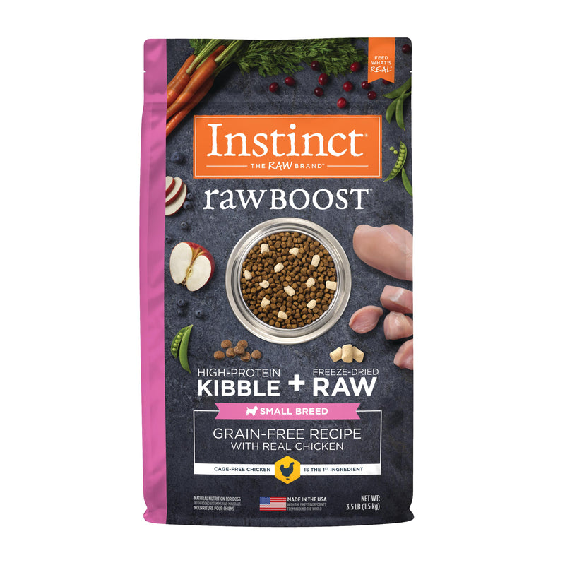 Instinct Raw Boost Small Breed Chicken Dry Dog Food, 3.5 lb. Bag
