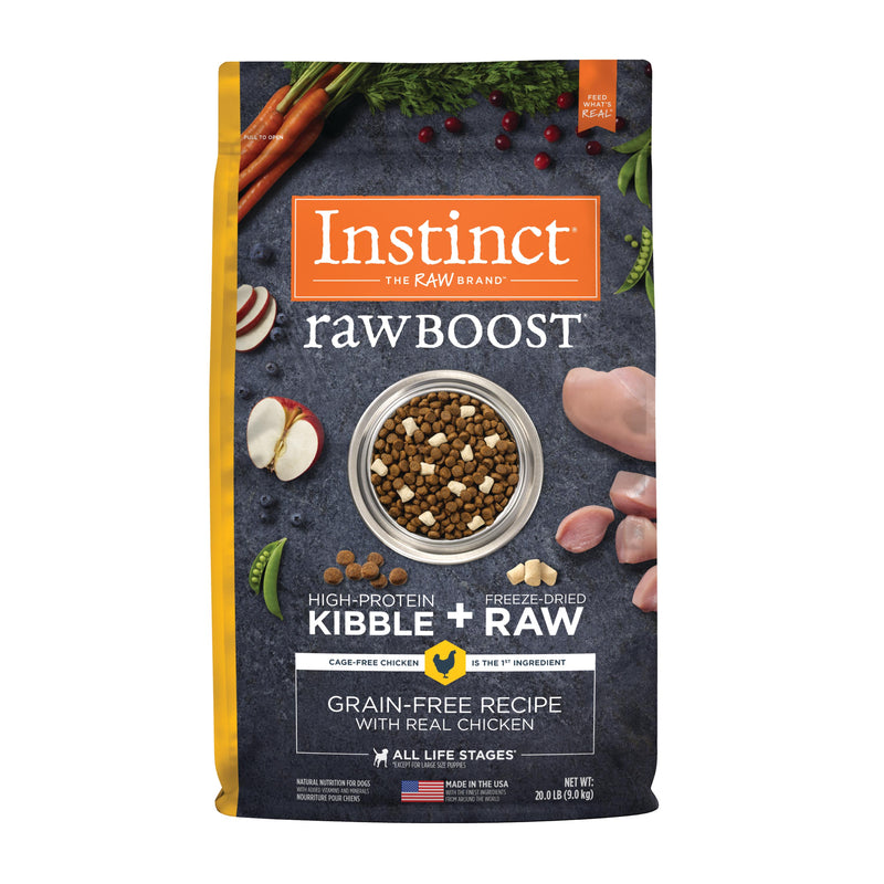 Instinct Raw Boost Chicken Dry Dog Food, 20 lb. Bag