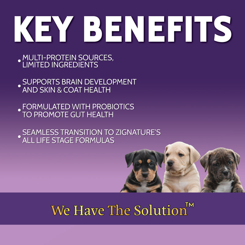 Zignature Limited Ingredient Puppy Formula Dog Food - 4lb