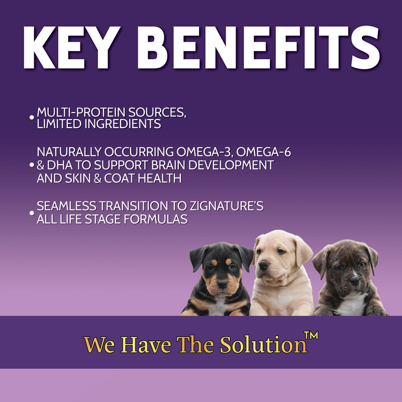 Zignature Limited Ingredient Puppy Formula Dog Food - 13oz