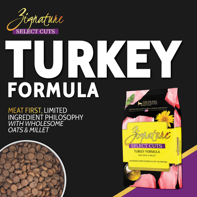 Zignature Limited Ingredient Select Cuts Turkey Formula - 4lb
