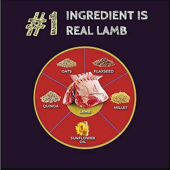 Zignature Select Cuts All Life Stages Lamb Formula with Super Grains Dry Dog Food, 4lbs