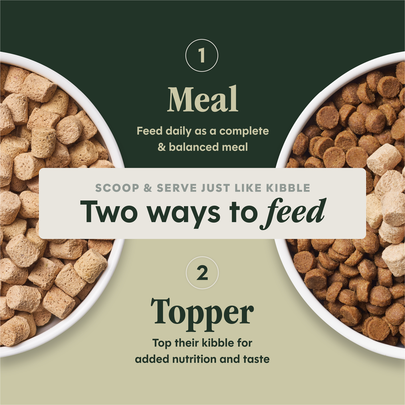 Instinct Raw Meals Freeze-Dried Beef Dog Food, 3 oz. Bag