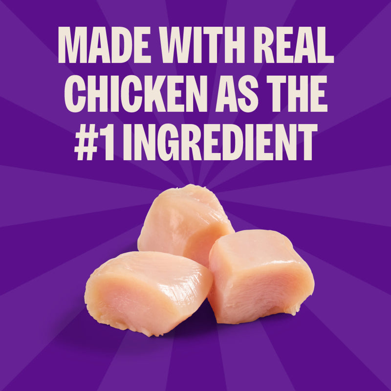 Wellness Lickable Soft Puree Cat Treats Chicken Recipe 0.4 oz Tubes, Pack of 6