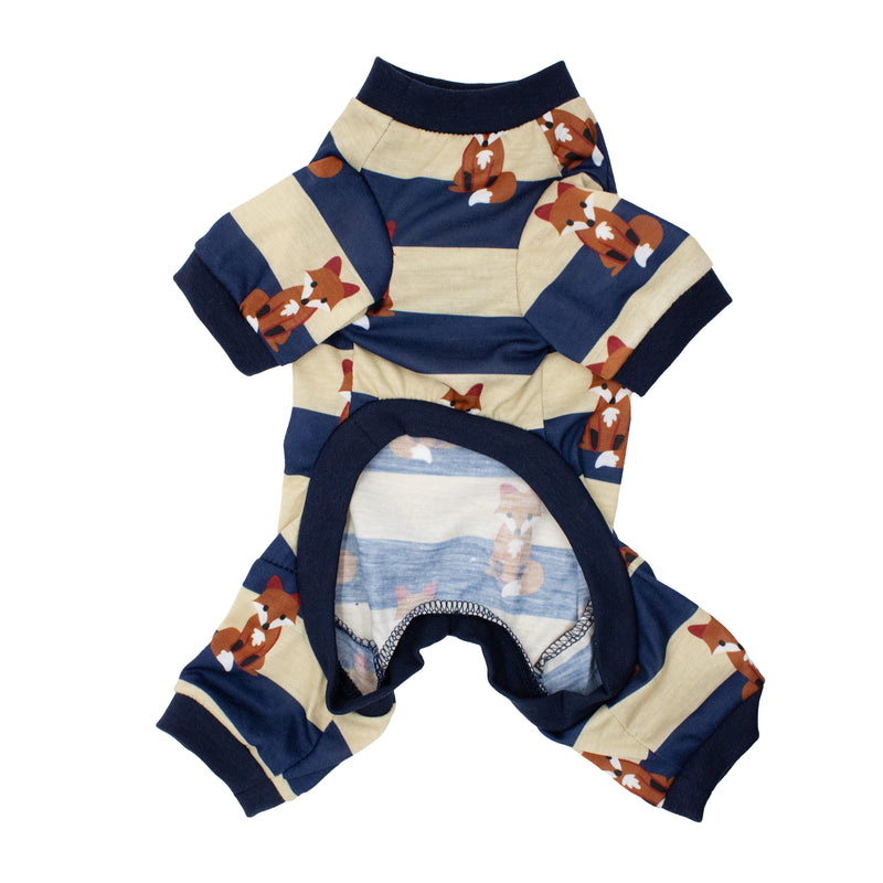 STRIPED FOX DOG PAJAMAS