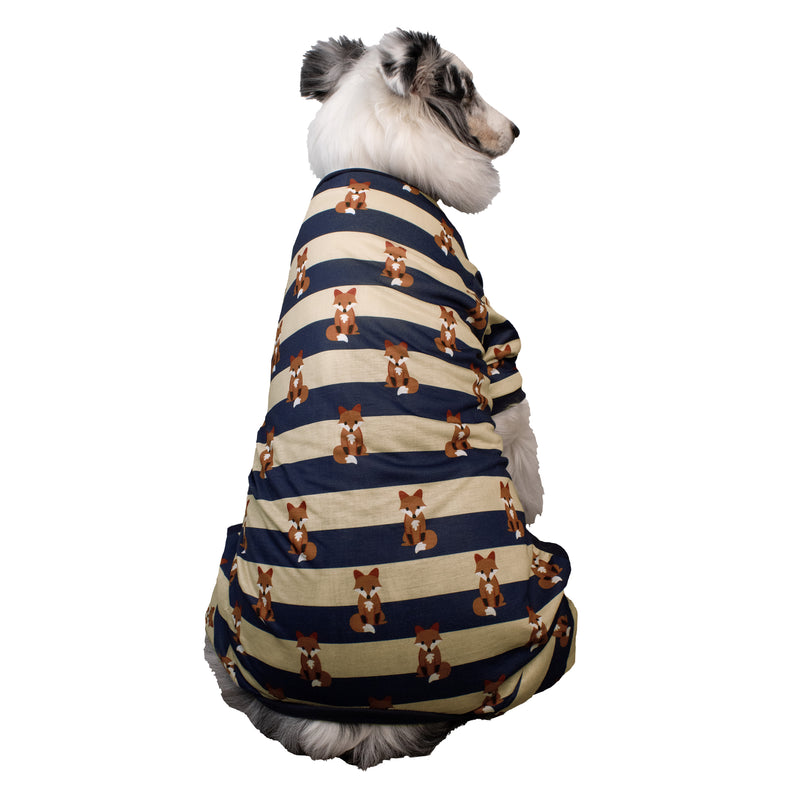 STRIPED FOX DOG PAJAMAS