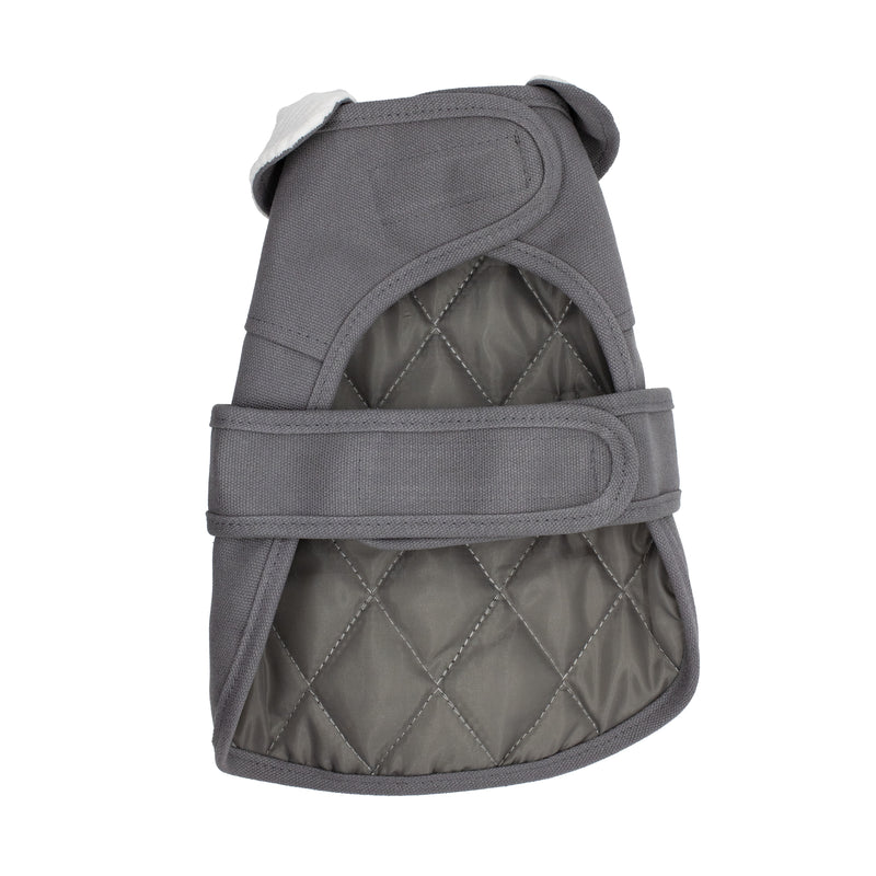 GREY CANVAS DOG COAT