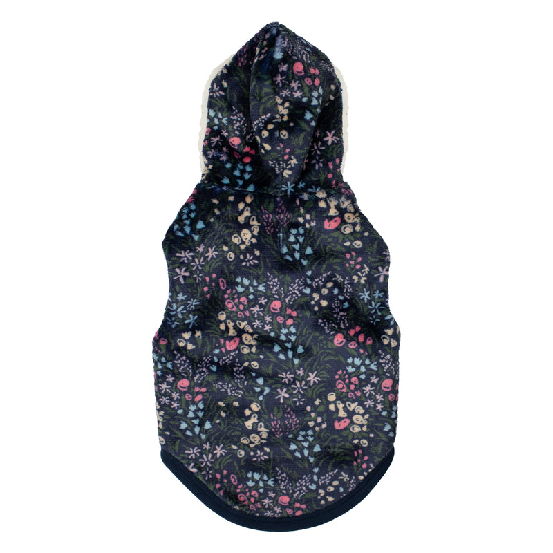 FLORAL DOG HOODIE