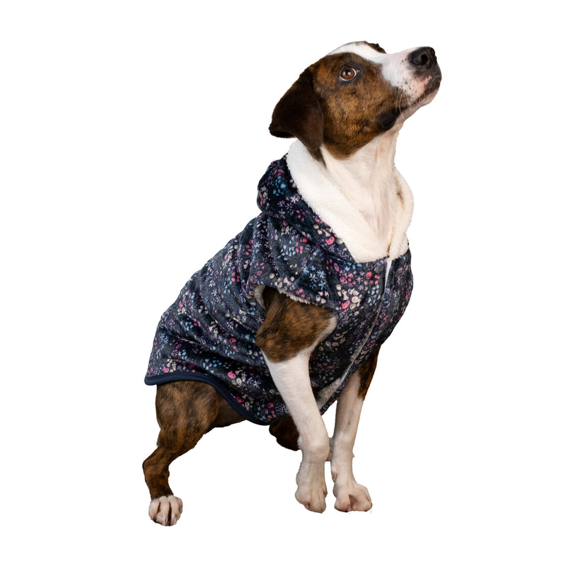 FLORAL DOG HOODIE