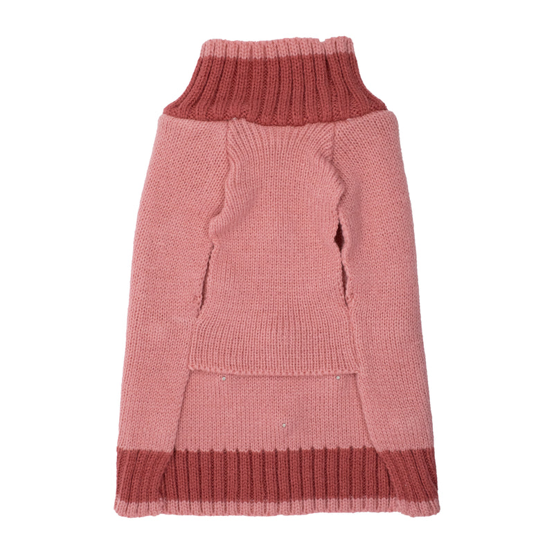 PINK PEARL DOG SWEATER