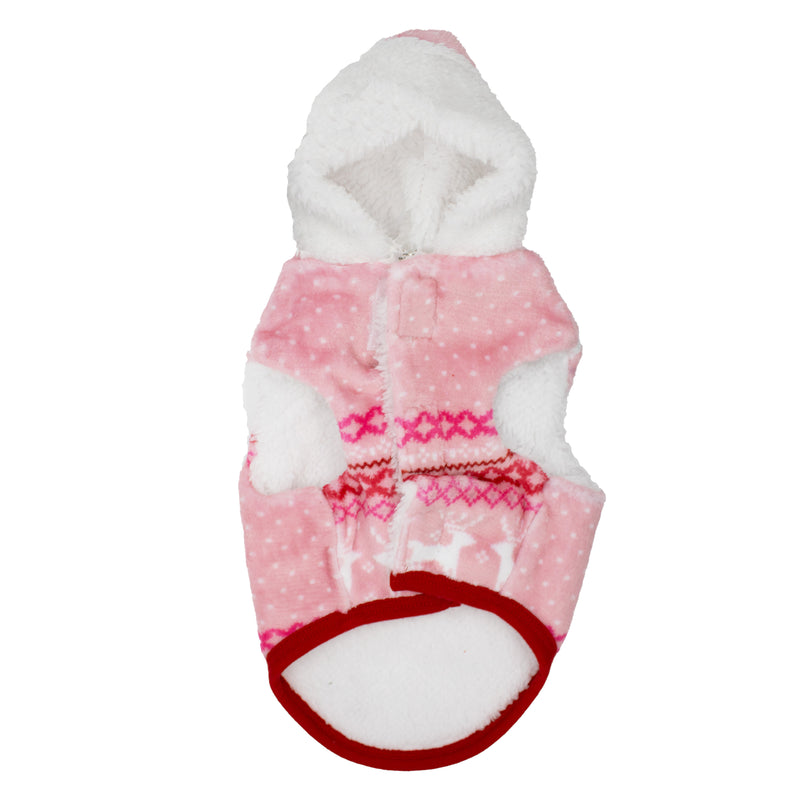 REINDEER FAIRISLE HOODIE