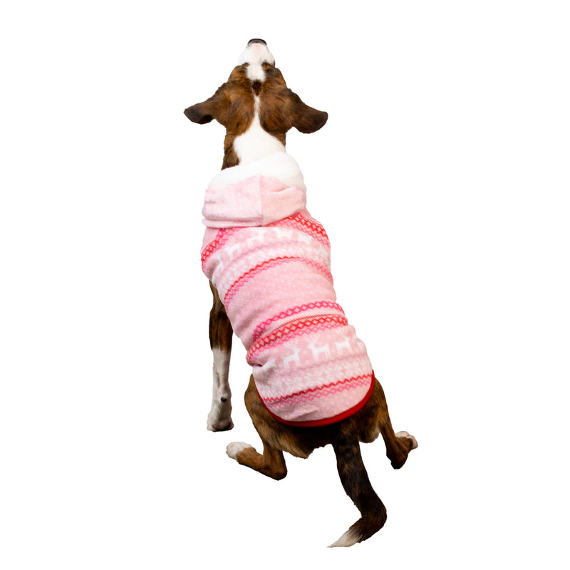 REINDEER FAIRISLE HOODIE