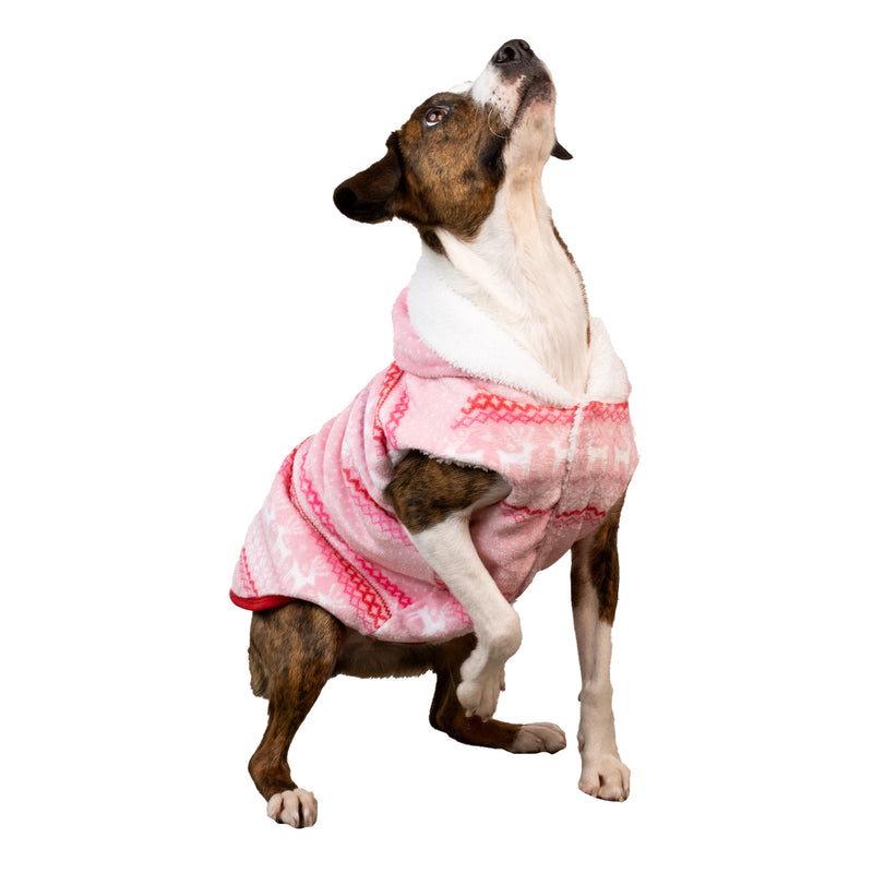 REINDEER FAIRISLE HOODIE