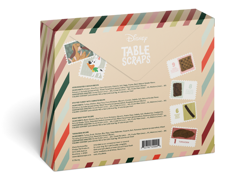 Disney Table Scraps Dog Treat Advent Calendar - Jerky Treats