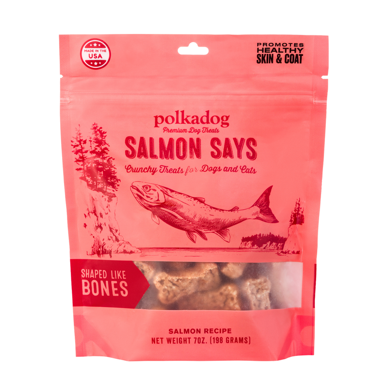 Polkadog Salmon Says Bones