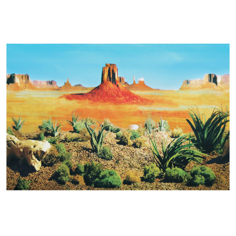 Reptology Double Back Terrarium Background Desert/Tree Trunk - Fits Up To 29 Gallons