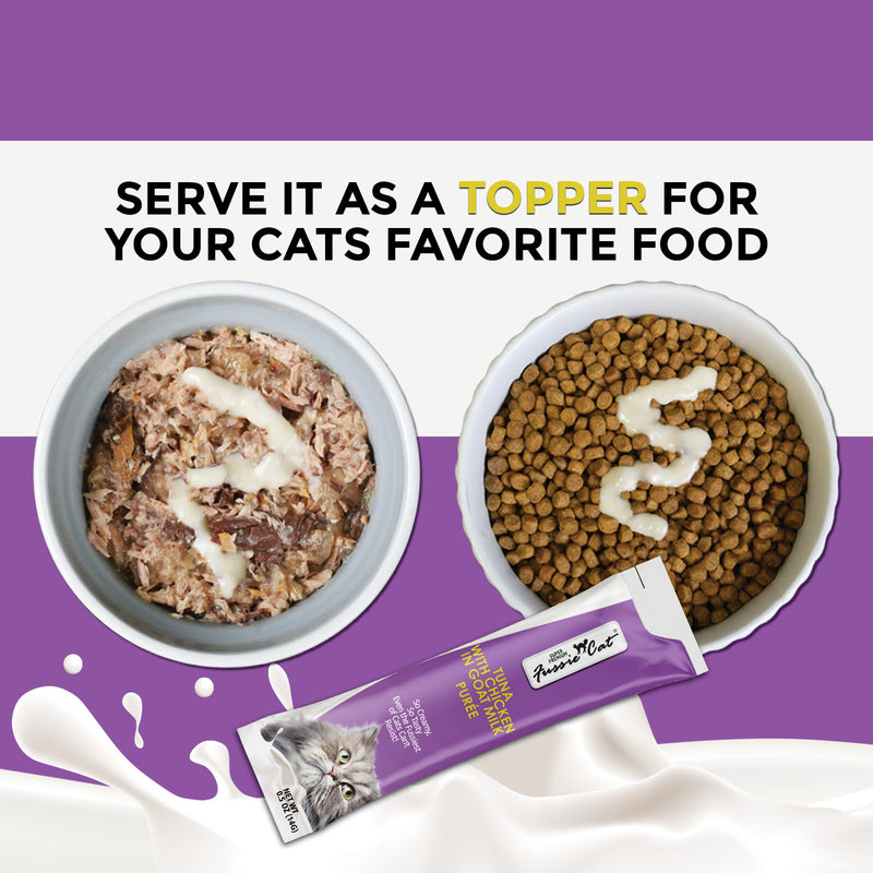 Fussie Cat Tuna & Chicken Goat Milk Puree