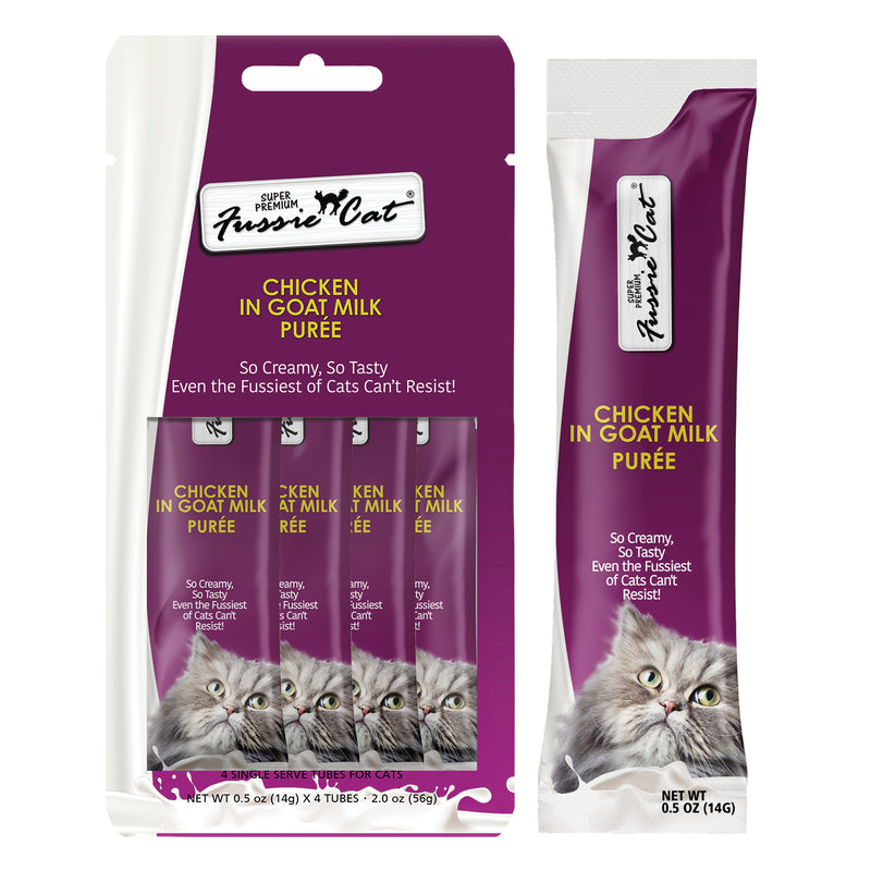 Fussie Cat Chicken Goat Milk Puree