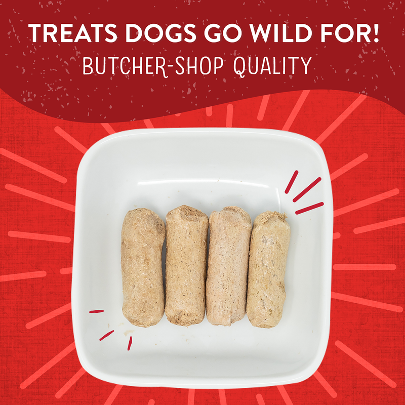 Stella & Chewy's Treats for Dogs - Wild Weenies Bac'n Me Crazy Recipe - 3 oz. Bag