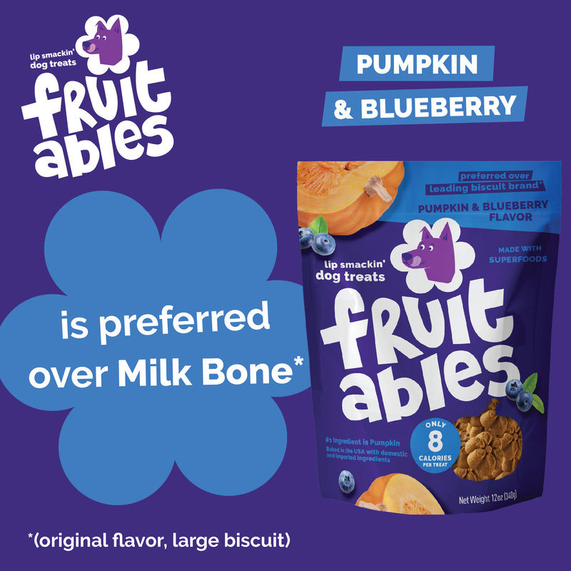 Fruitables Baked Treats Pumpkin & Blueberry 12oz