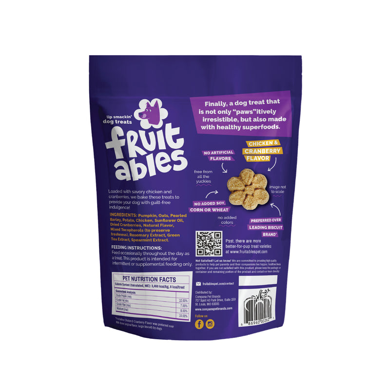 Fruitables Baked Treats Chicken & Cranberry