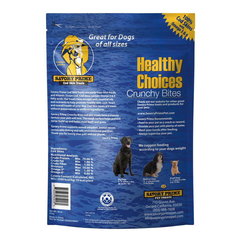 Savory Prime Cod Skin Bites