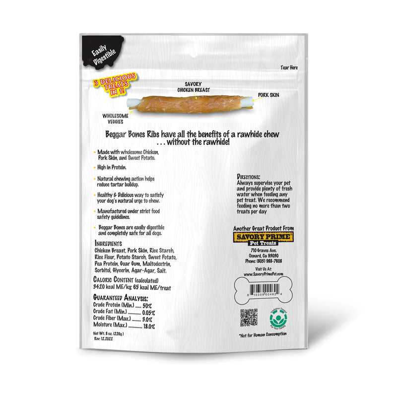 Savory Prime Beggar Bones 3 in 1 Flavor Ribs