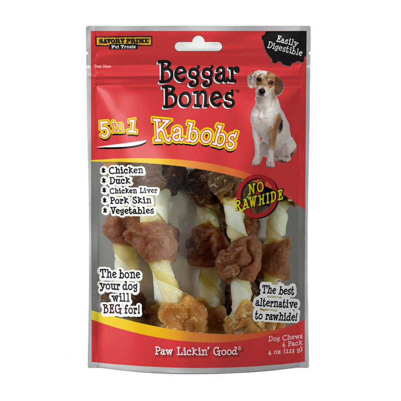 Savory Prime Beggar Bones 5 in 1 Flavor Kabobs