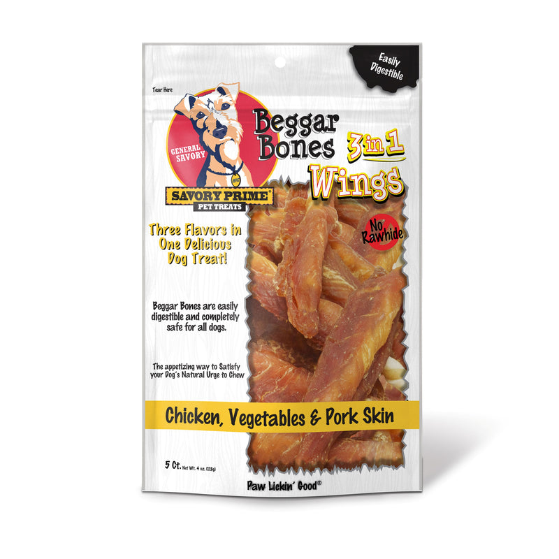 Savory Prime Beggar Bones 3 in 1 Flavor Wings