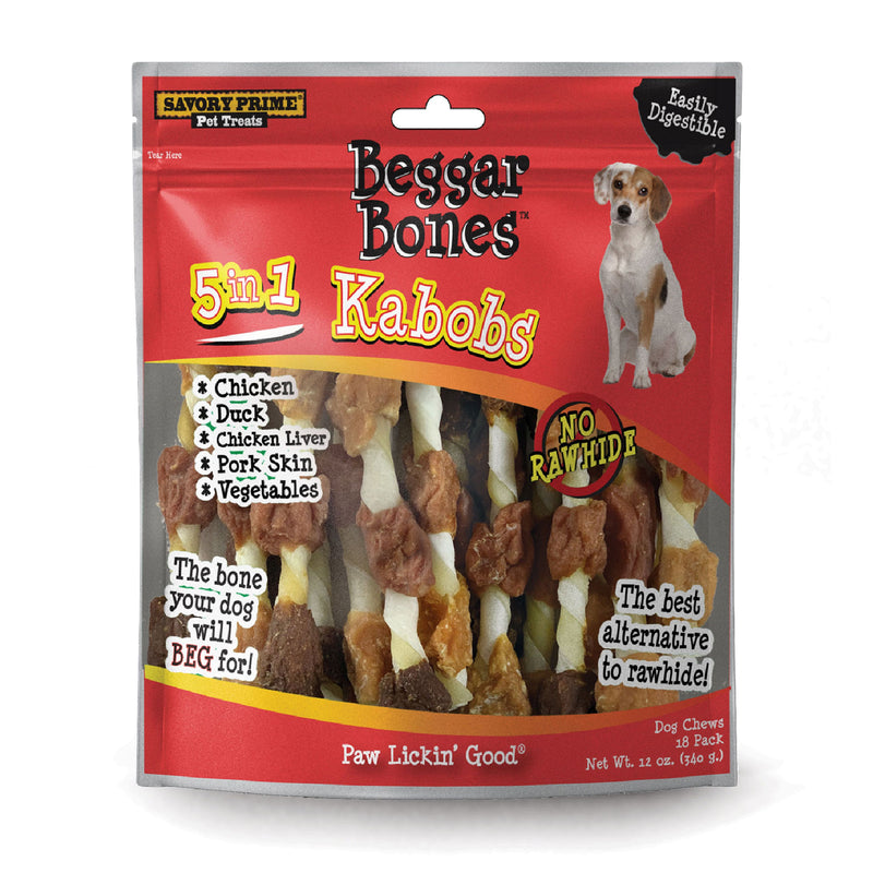 Savory Prime Beggar Bones 5 in 1 Flavor Kabobs
