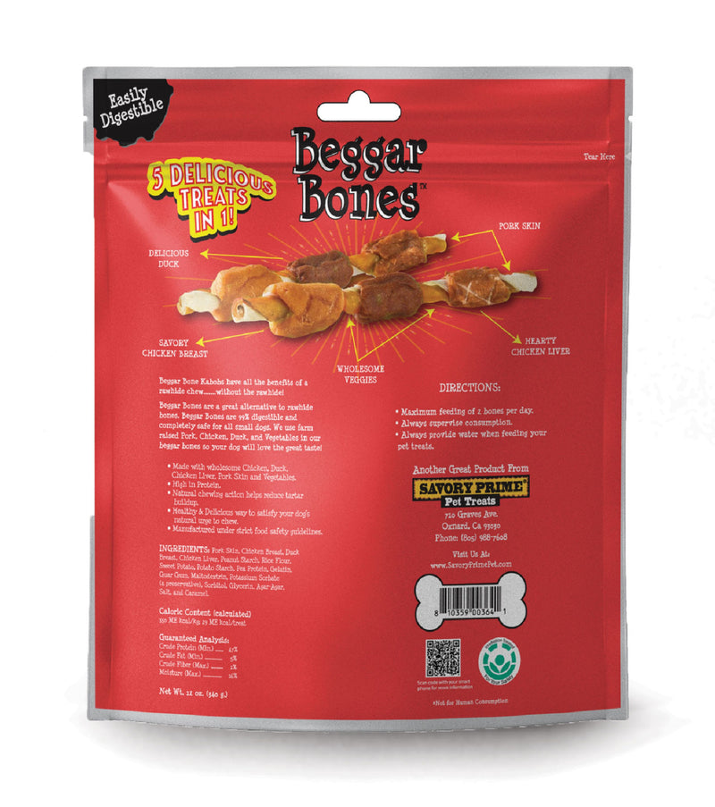 Savory Prime Beggar Bones 5 in 1 Flavor Kabobs