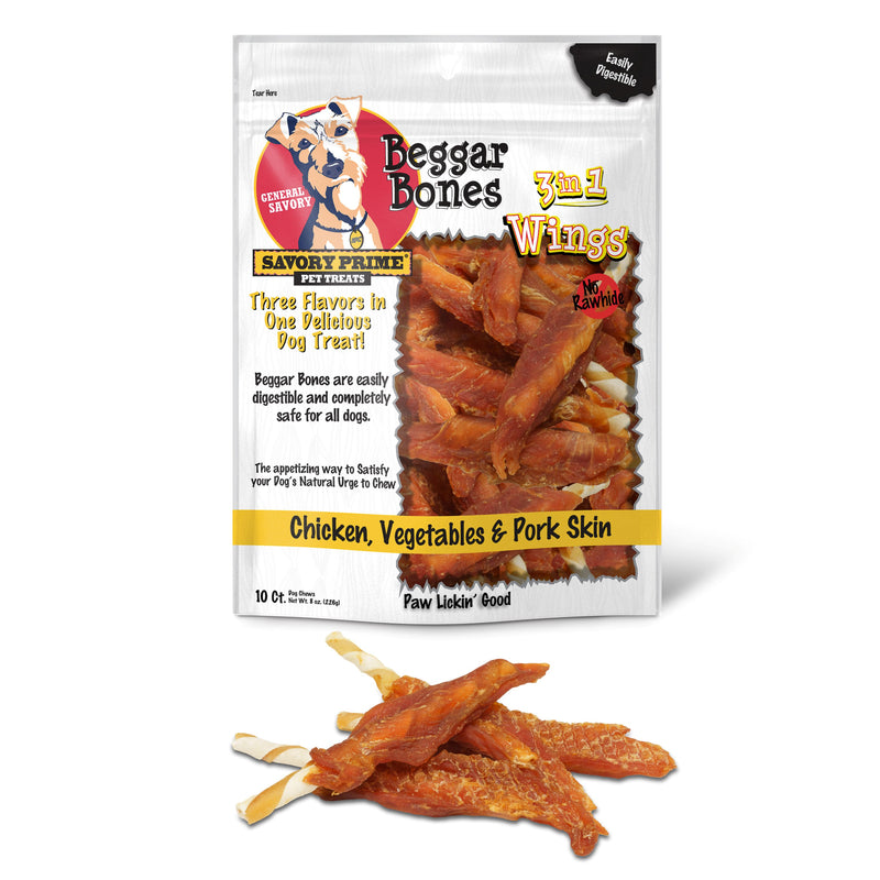 Savory Prime Beggar Bones 3 in 1 Flavor Wings