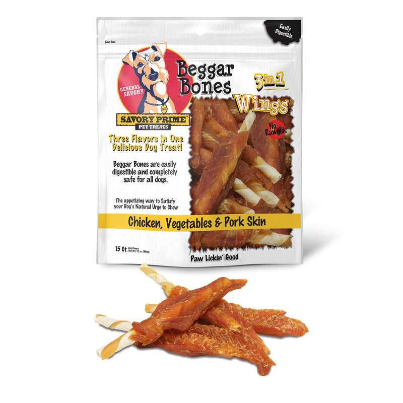 Savory Prime Beggar Bones 3 in 1 Flavor Wings