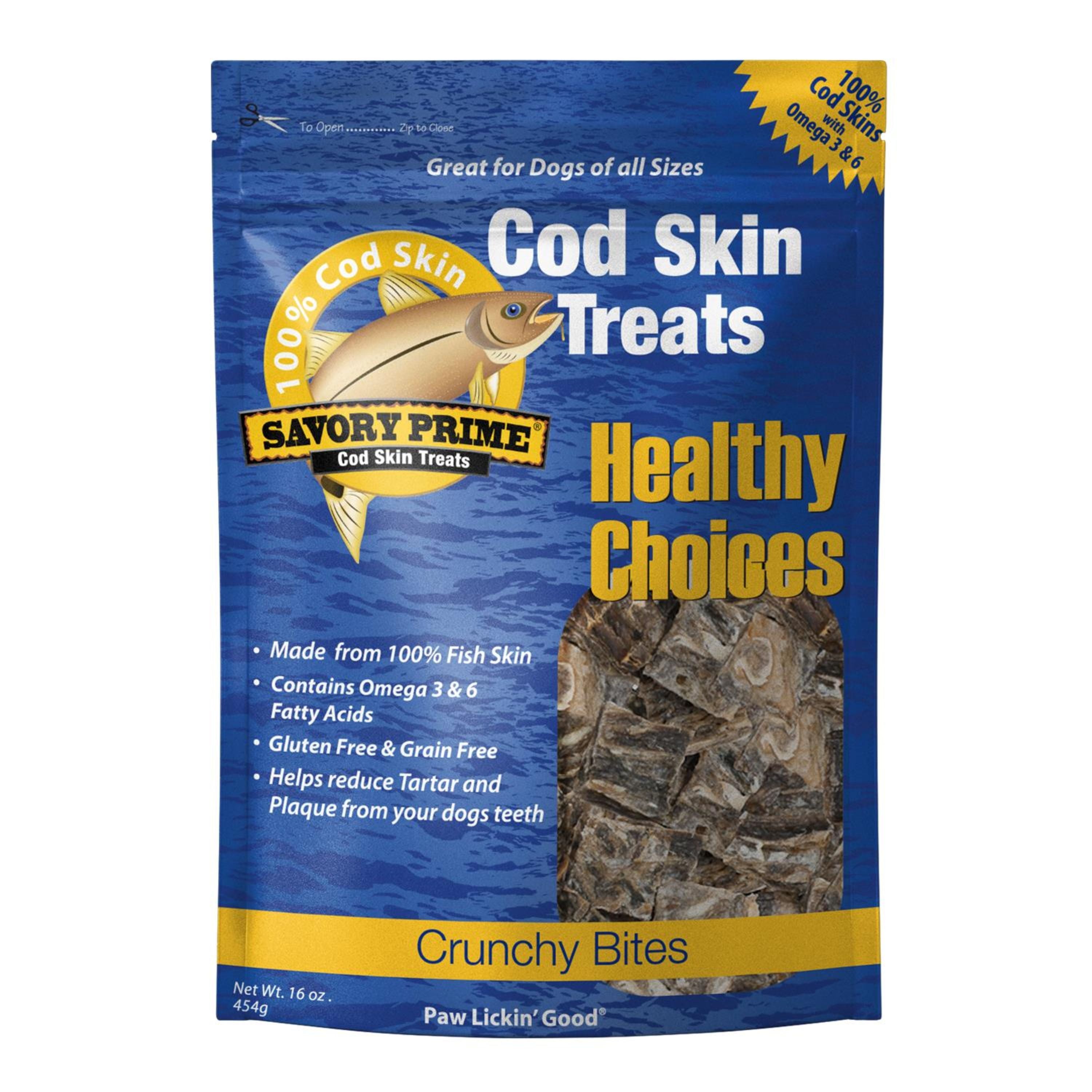 Savory Prime Cod Skin Bites – Petsense