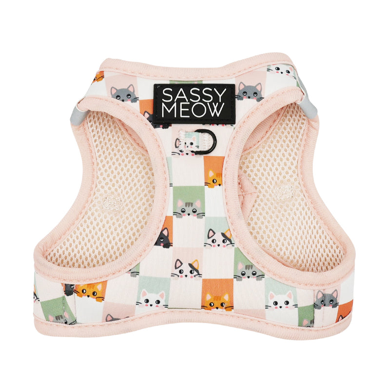 Sassy Meow Cat Harness, Smitten Kittens