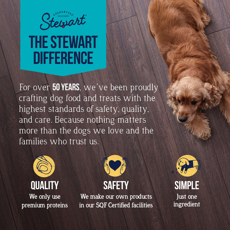 Stewart Chicken Liver Single Ingredient Freeze-Dried Dog Treats 16.8 oz Tub