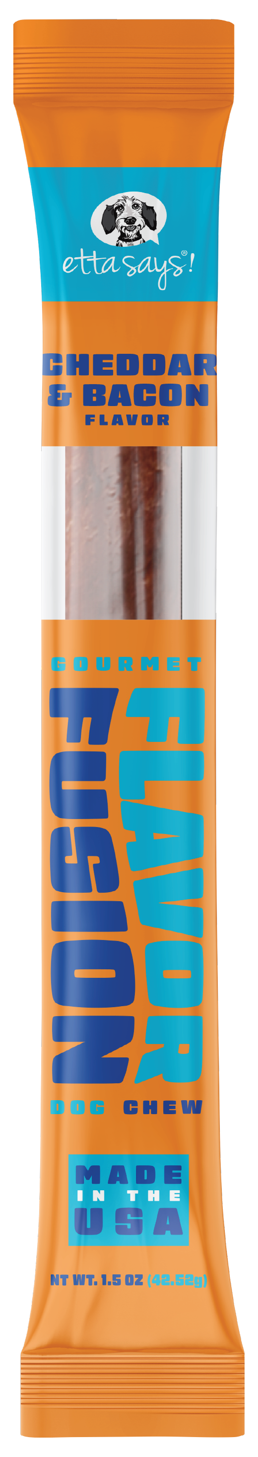 Etta Says Flavor Fusion Chew, Cheese and Bacon