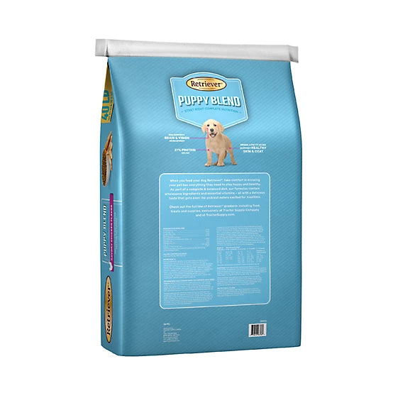 Retriever Puppy Blend Savory Chicken Recipe Dry Dog Food, 40lbs
