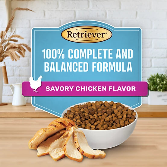 Retriever Puppy Blend Savory Chicken Recipe Dry Dog Food, 40lbs