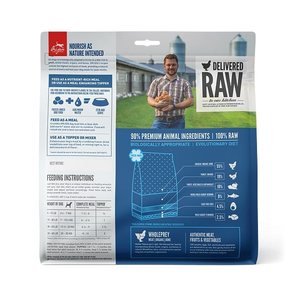 ORIJEN Adult Freeze-Dried Dog Food