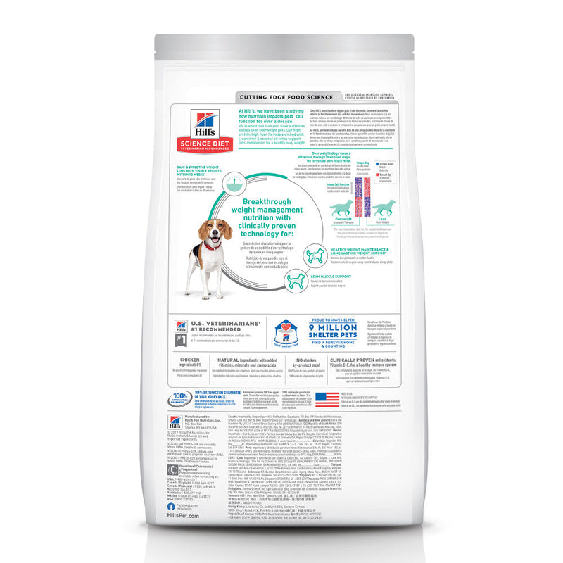 Hill's Science Diet Adult Perfect Weight Small Bites Dry Dog Food