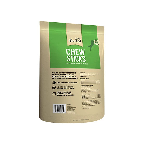 4health Chew Sticks Lamb Recipe Dog Treats, 22 oz.