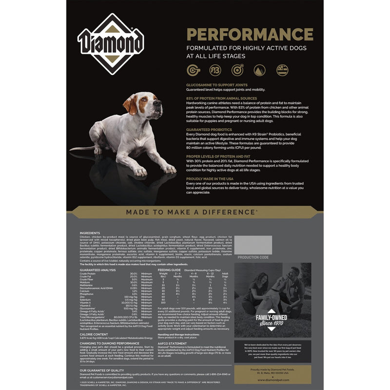 Diamond Performance Dry Dog Food
