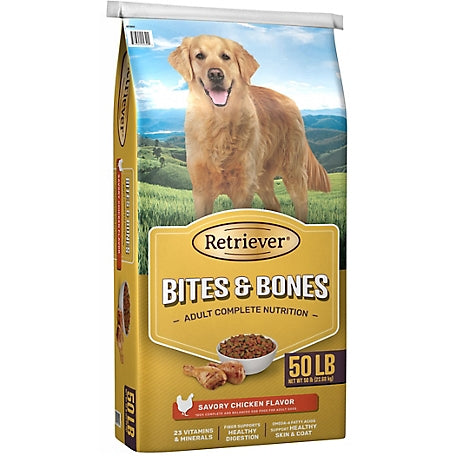 Retriever Bites and Bones Adult Chicken Recipe Dry Dog Food – Petsense
