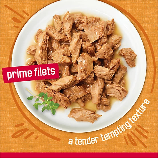 Purina Friskies Adult Prime Filets Chicken in Gravy Wet Cat Food, 5.5 oz.