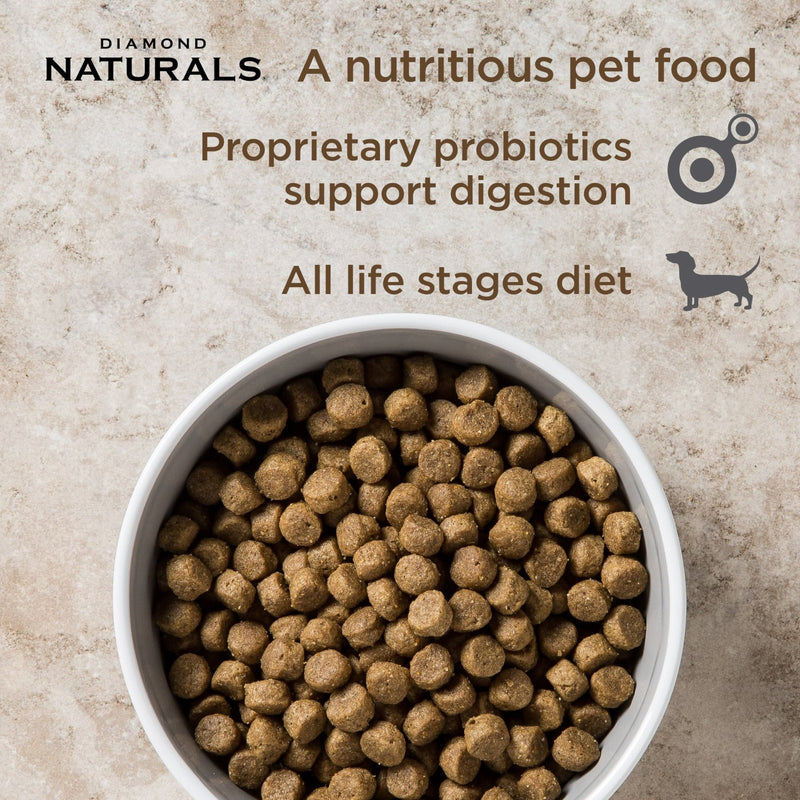 Diamond Naturals All Life Stages Chicken and Rice Formula Dry Dog Food, 40 lb.
