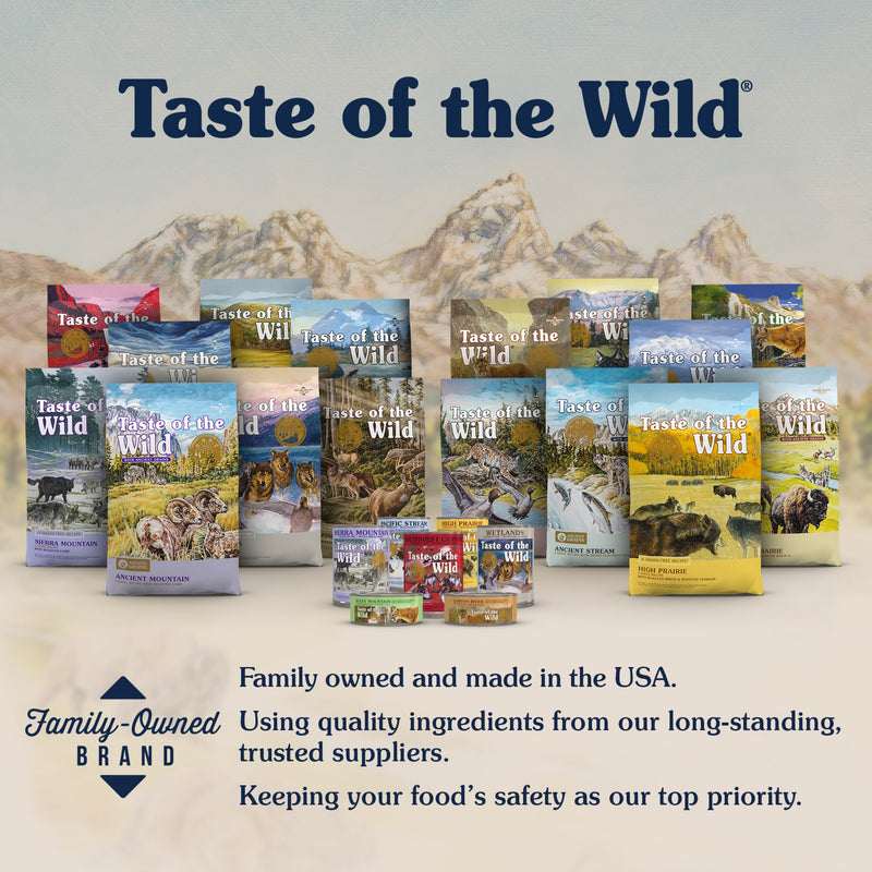 Taste of the Wild Rocky Mountain Feline Recipe with Roasted Venison & Smoke-Flavored Salmon Dry Cat Food